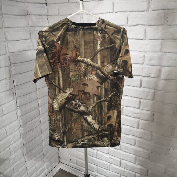 Starter Mossy Oak Dri-star Youth's Size Medium Straight Fit Camo T-shirt - Picture 2 of 8